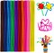 100-Pack 10-Color Chenille Stems, 6mm x 12in, Bright Craft Wire